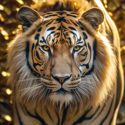 Букет из голов тигров,львов,пантер…» — создано в Шедевруме
