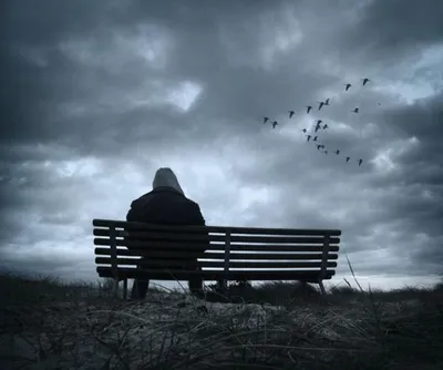 Тоска. Одиночество. Безысходность. Темнота. Stock Photo | Adobe Stock