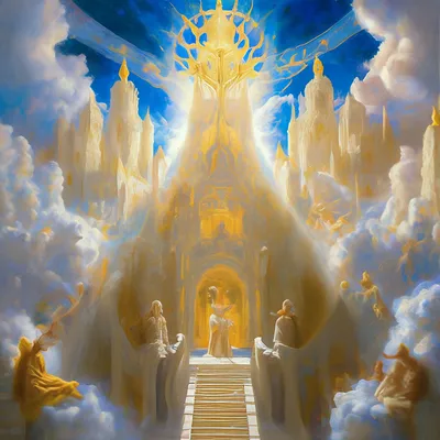 Царство небесное. церкви золотые …» — создано в Шедевруме
