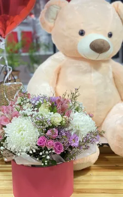 Комплект из 21 белой розы и Мишки: купить букет роз и мягкую игрушку с  доставкой ➜ Royal-Flowers.dp.ua