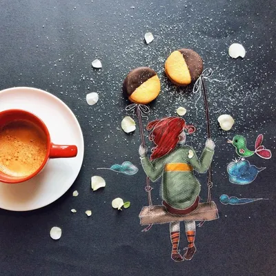 Картина по номерам \"Утренний кофе\"