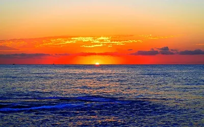 Восход солнца над морем стоковое фото ©Kokhanchikov 5164117