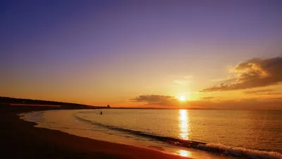 Восход солнца над морем стоковое фото. изображение насчитывающей вечер -  27755344