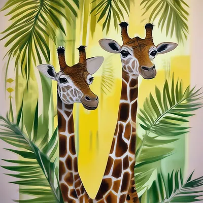 детский плакат жирафа, сидящего в облаке. акварельный рисунок жирафа.  иллюстрация тропического животного Иллюстрация штока - иллюстрации  насчитывающей джунгли, природа: 220233930