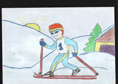 Зимние олимпийские виды спорта рисунок - 64 фото
