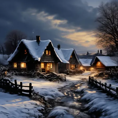 Пьяный Твиттер on X: \"Зимний вечер в деревне. Фотография со звуком и  запахом. https://t.co/zRSQYbm2J3\" / X