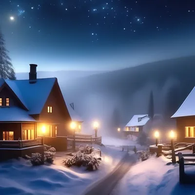 Зимний вечер в деревне ✨ | Каникулы в деревне | ВКонтакте