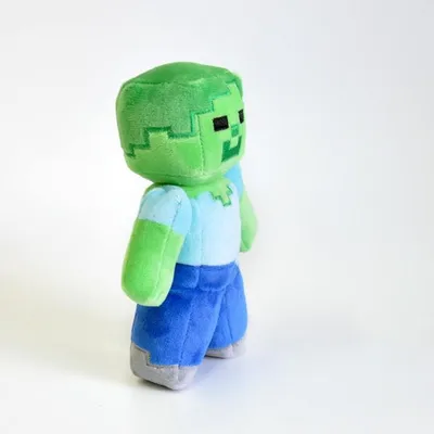 Плюшевая игрушка Майнкрафт / сидящий Зомби / Minecraft / - купить с  доставкой по выгодным ценам в интернет-магазине OZON (301412992)