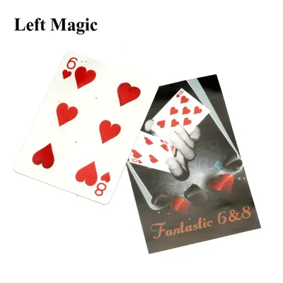 Фантастические 6 и 8 движущаяся точка-карточные фокусы волшебный трюк  закрыть магический реквизит карты профессиональный ментализм комедии |  AliExpress