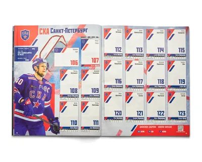 Альбом для наклеек Panini Хоккей КХЛ сезон 2020-2021 от 500 рублей (014518)