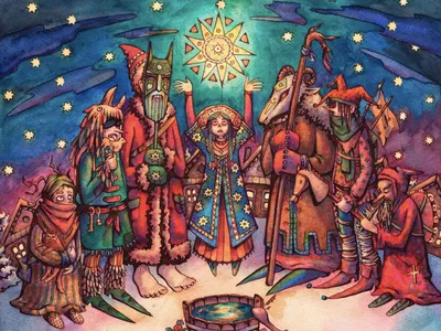 Праздник Солнца, Рождество или Коляда, что было вначале? | Сказание о  Русской земле | Дзен