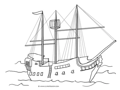 Рисунки карандашом для начинающих легкие корабли (49 фото) » рисунки для  срисовки на Газ-квас.ком