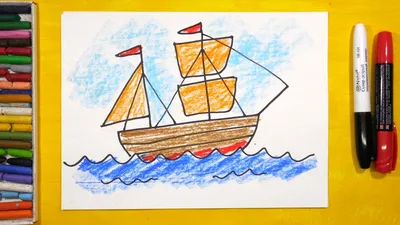 Скачать бесплатно рисунок для выжигания Корабль на сайте Десятого  королевства