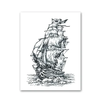 Рисунок Корабль Детский мультфильм, Корабль, ребенок, карандаш, фотография  png | Klipartz