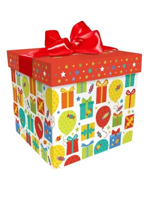 Купить Коробка-сюрприз с воздушными шарами для детей № 712 с доставкой в  СПб, заказать недорогие наборы шариков с гелием