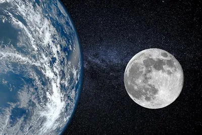 Космос луна картинки обои