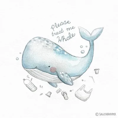 Красивый большой синий кит плавает …» — создано в Шедевруме