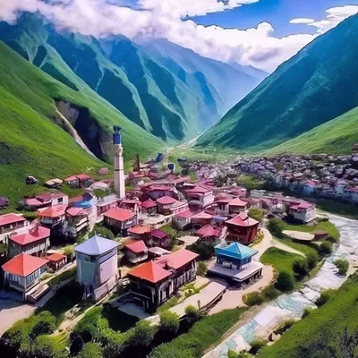Чечня,красивые мечети,парк …» — создано в Шедевруме
