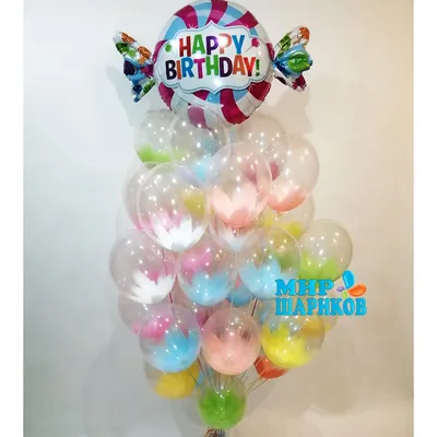 Красивые шарики с днем рождения - 85 фото