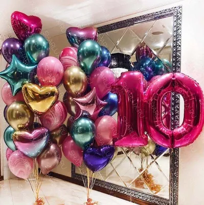 Красивые шары \"Маме купить от 6400 руб. в интернет-магазине шаров с  доставкой по СПб