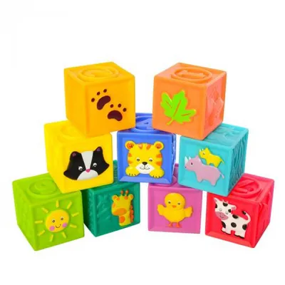 Купить Кубики Кооса \"Сложи Узор\" (9 шт.) 0075 в магазине развивающих  игрушек Детский сад