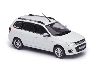 Масштабная модель Lada Kalina SW Лада Калина универсал белый лучшая цена!