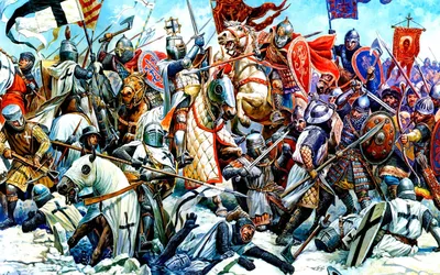 Ледовое побоище - 18 апреля 1242 года русское воинство князя Александра  Невского побило Ливонский орден германских рыцарей на Чудском озере -  Брянский ворчун