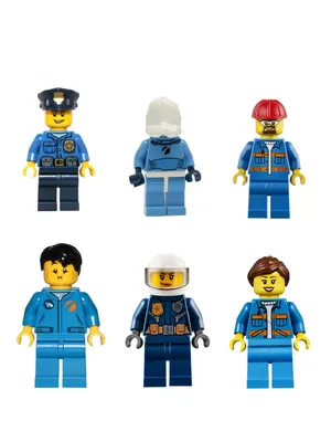 Набор Лего человечки фигурки профессии City LEGO 182659395 купить за 431 ₽  в интернет-магазине Wildberries