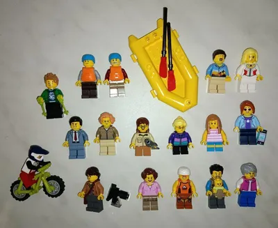 Lego Конструктор LEGO набор человечки строители