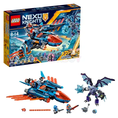 Lego Nexo Knights 70351 Самолет-истребитель Сокол Клэя - «Лего - самолет  рыцаря Клэя, серия Nexo Knights » | отзывы