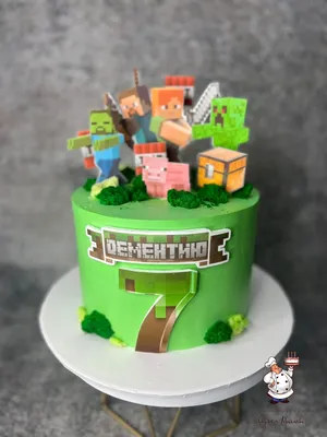 Купить картинку на торт Minecraft