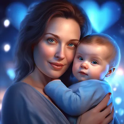 Мама с ребенком на руках картинки обои
