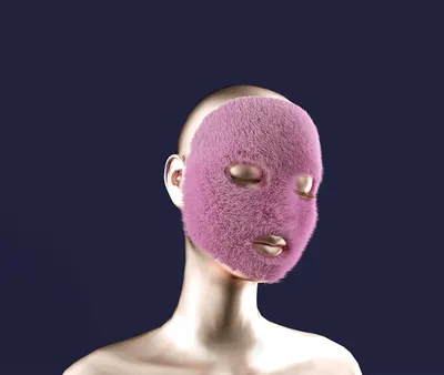 Маска для лица сияющая «Розовая» - купить в интернет-магазине Экомэйк