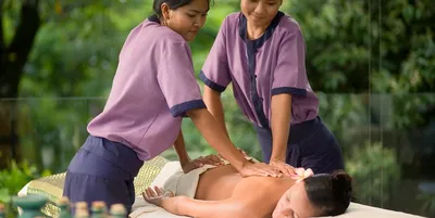 Традиционный тайский массаж в 4 руки | Традиционный тайский массаж |  «OrganicThaiSpa» Салон традиционного тайского массажа в Санкт-Петербургe
