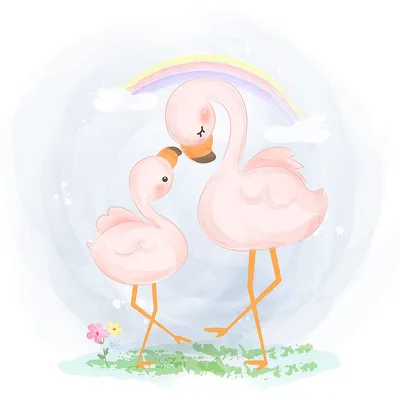 Холст с красками 25х30 см. Милые фламинго (Арт. Х-2567) купить на самой  большой базе игрушек в Воронеже за 57.30 руб., код 10243671