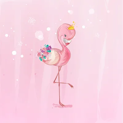 Розовый Фламинго Пара Влюблена Экзотические Милые Птицы — стоковая  векторная графика и другие изображения на тему Африка - iStock