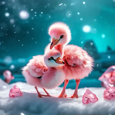 Вектор Милые Розовые Фламинго Набор С Короной И Цветами — стоковая  векторная графика и другие изображения на тему Афиша - iStock