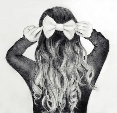 девушка рисует рисунок женщины с волосами, красивая картинка, которую легко  нарисовать, красивый фон картинки и Фото для бесплатной загрузки
