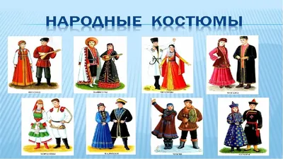 Национальные костюмы народов россии картинки обои