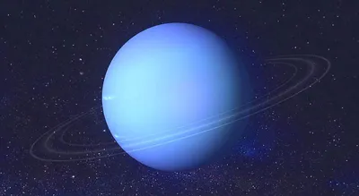 Планета Нептун на белом фоне, …» — создано в Шедевруме
