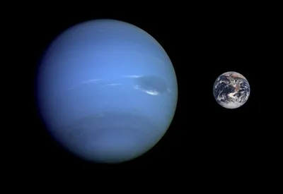 Планета Нептун, вид с Земли , …» — создано в Шедевруме