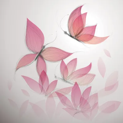 Красивые Две Розовые Бабочки Изолированы На Белом Фоне — стоковые  фотографии и другие картинки Бабочка - iStock