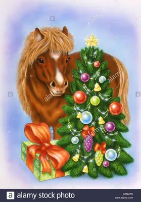 Лошади в Ессентуках доедают новогодние ёлки | Своё ТВ