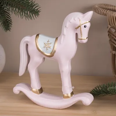 Игрушка новогодняя “Лошадь” (ёлочное украшение). Вторая половина XX века