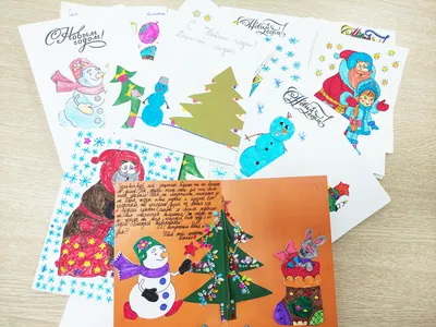 Новогодние письма от деда мороза для детей | Распечатать Шаблон Письмо Деду  Морозу