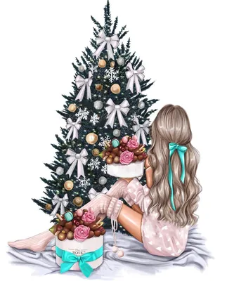 Картинки красивые новогодние картинки, дед мороз, рождество, ёлки, игрушки,  снег, мороз, вкусняшки, hd качества - обои 1366x768, картинка №76070