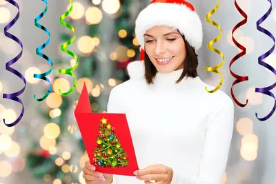 Набор новогодних открыток С Новым годом и Рождеством! 2 шт 10,5х15 см + 2  крафт конверта. Почтовые открытки новогодние - купить с доставкой в  интернет-магазине OZON (380558975)