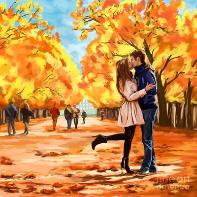 Осень телефон романтический картинка обои