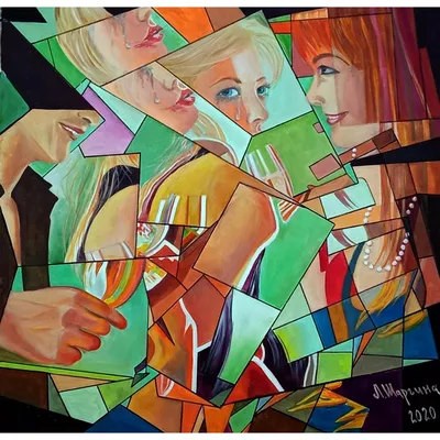 Картина Осколки ᐉ Яременко (Скрека) Александра ᐉ онлайн-галерея Molbert.
