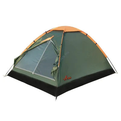 Палатка Campinger BC-143, кемпинговая, 4 места, темно-зеленый - отзывы  покупателей на Мегамаркет